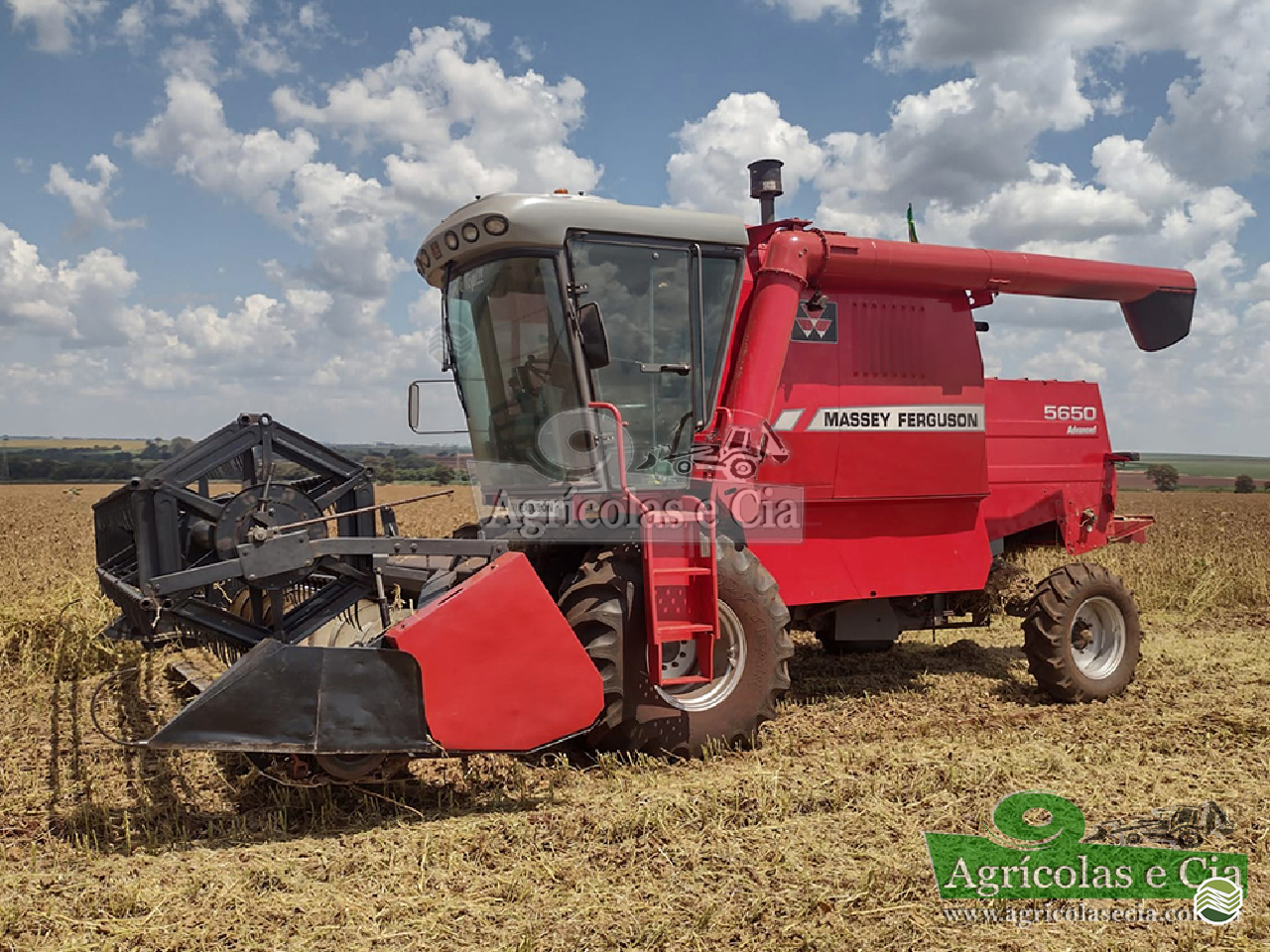 COLHEITADEIRA MASSEY FERGUSON MF 5650 Agricolas e Cia RIO DAS PEDRAS SÃO PAULO SP